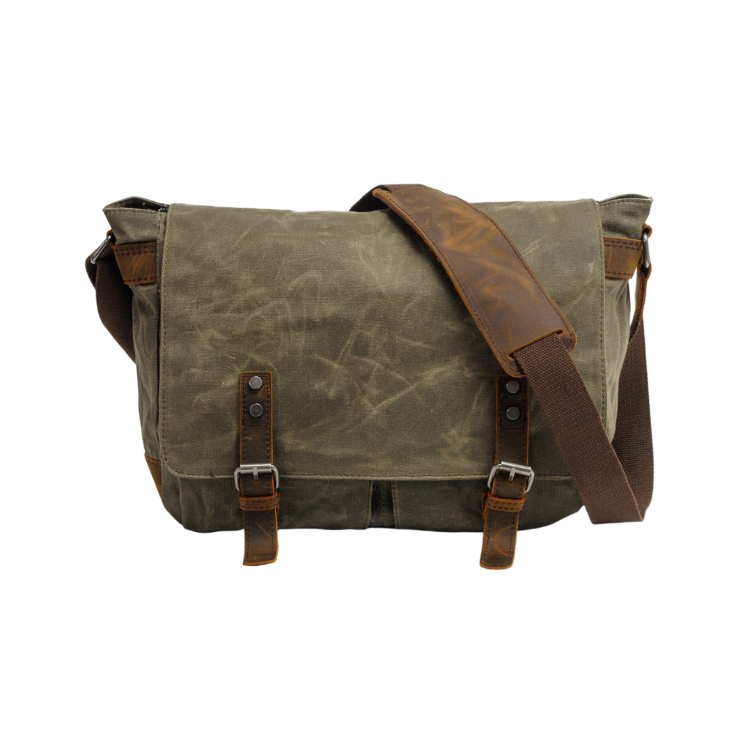 Drake | Waxed Accent Leather Shoulder Bag (BUY 1 GET 1 FREE)