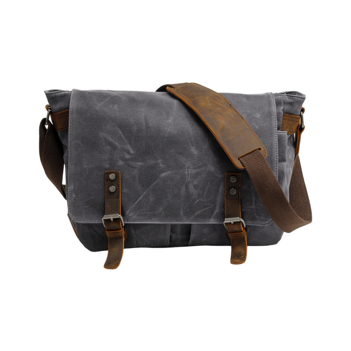 Drake | Waxed Accent Leather Shoulder Bag (BUY 1 GET 1 FREE)