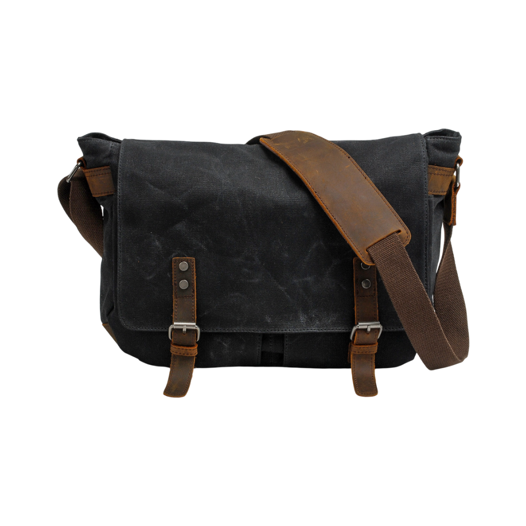Drake | Waxed Accent Leather Shoulder Bag (BUY 1 GET 1 FREE)