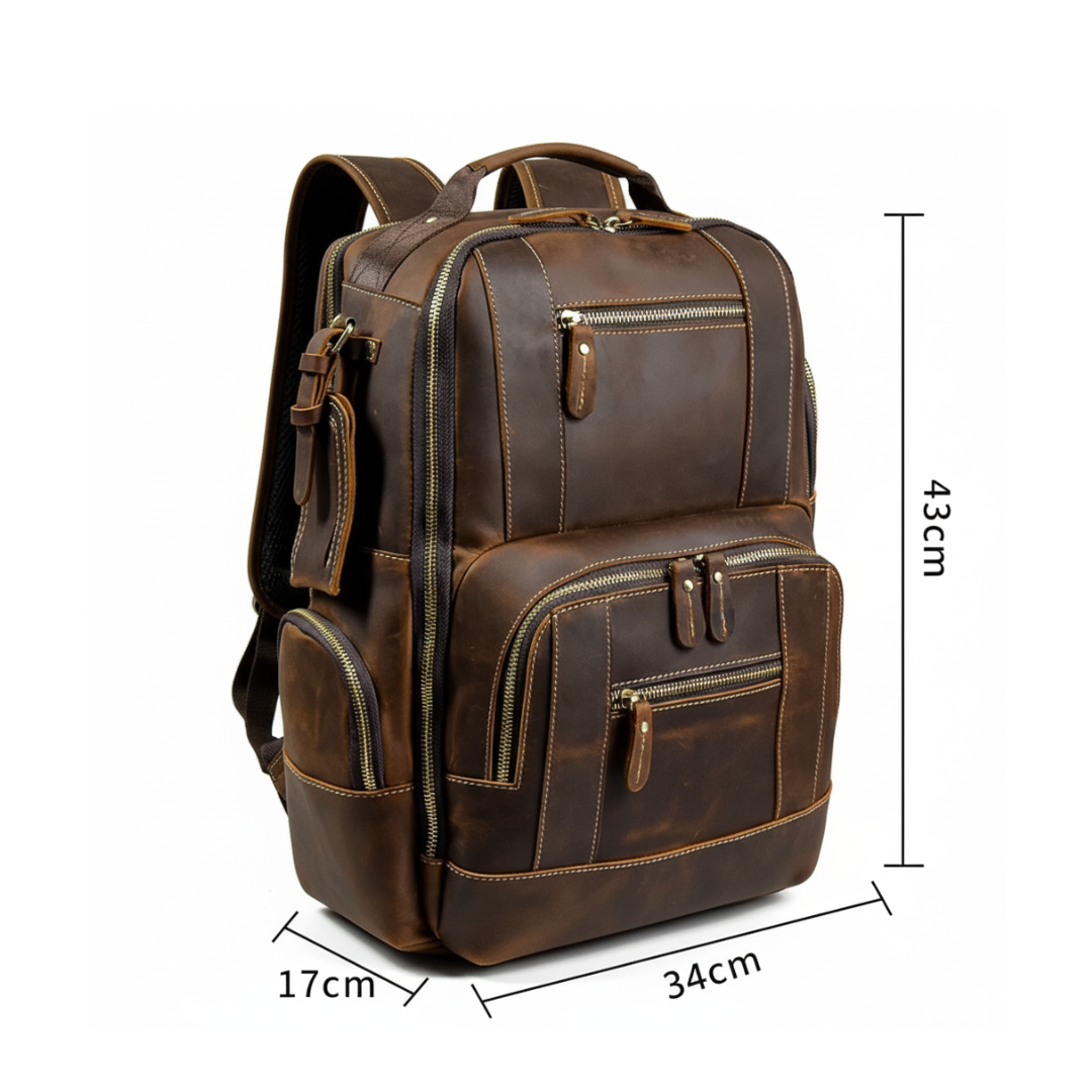 Nathan | Fashion Ample Leather Backpack (BUY 1 GET 1 FREE)