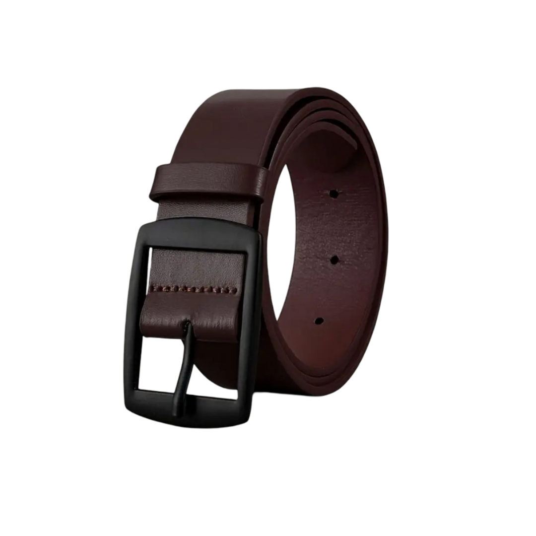 Milan | Everyday Belt with Square Alloy Buckle