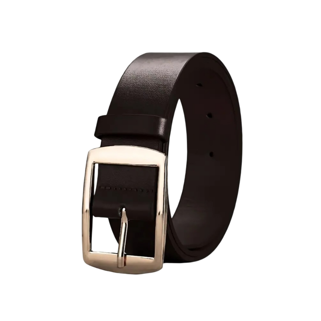 Milan | Everyday Belt with Square Alloy Buckle