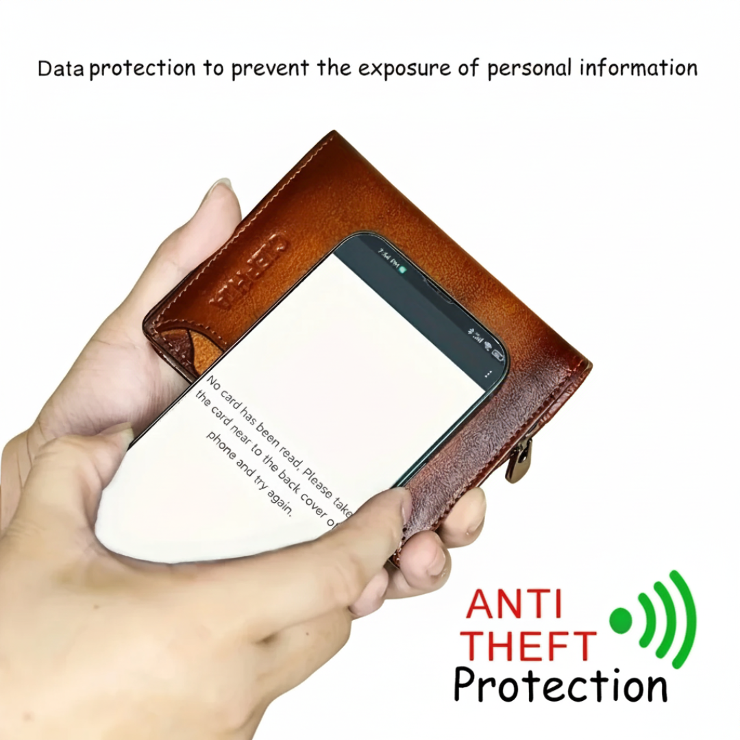 Callum | Vintage Leather RFID Duo-fold Wallet (BUY 1 GET 1 FREE)