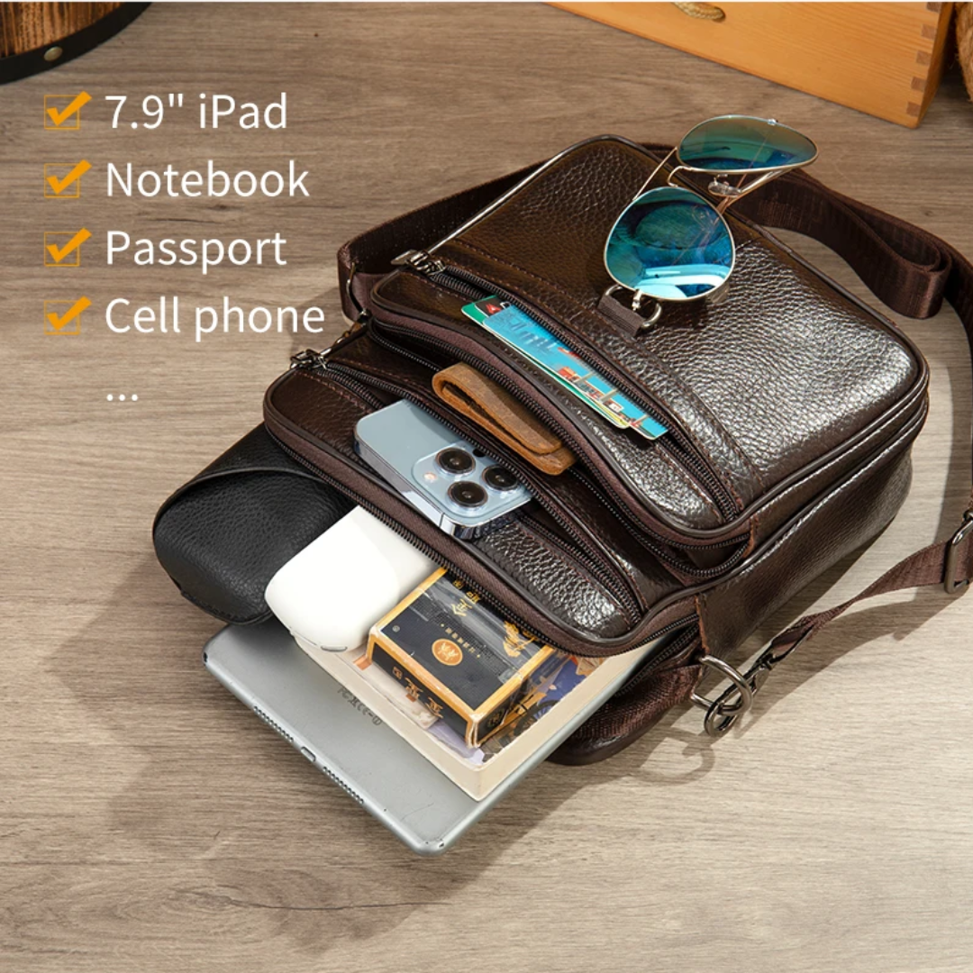 Logan | Leather Retro Crossbody Bag for Men (BUY 1 GET 1 FREE)