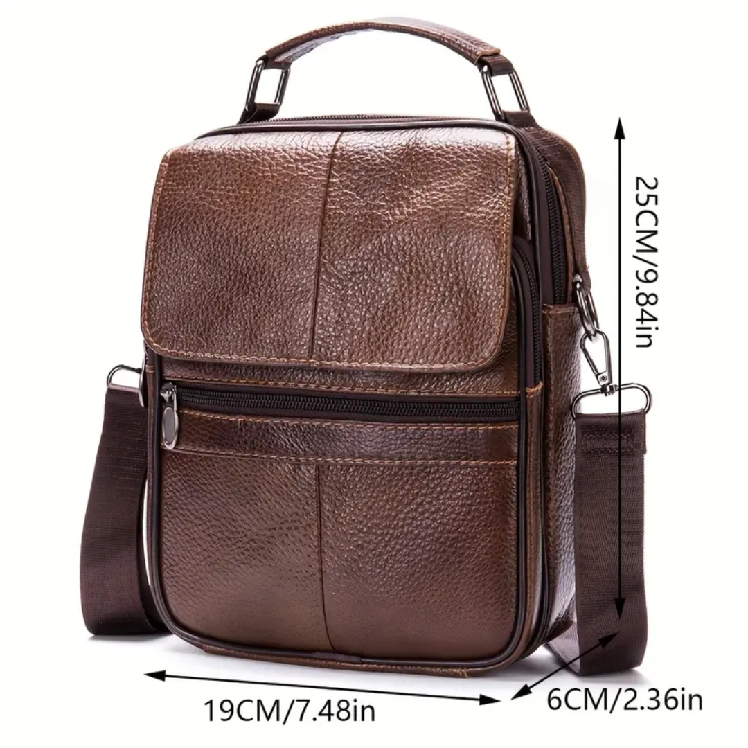 Jasper | Leather Courier Shoulder Bag for Men (BUY 1 GET 1 FREE)