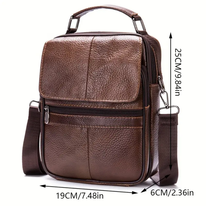 Jasper | Leather Courier Shoulder Bag for Men (BUY 1 GET 1 FREE)