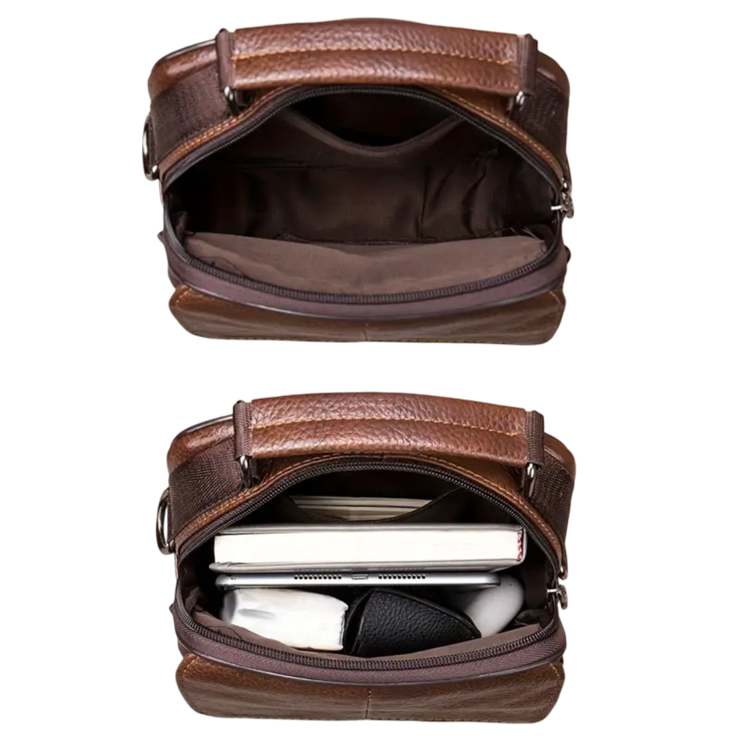 Jasper | Leather Courier Shoulder Bag for Men (BUY 1 GET 1 FREE)