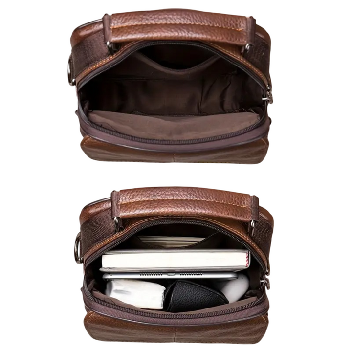Jasper | Leather Courier Shoulder Bag for Men (BUY 1 GET 1 FREE)