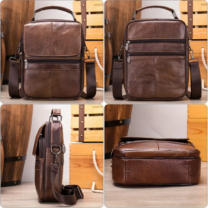 Jasper | Leather Courier Shoulder Bag for Men (BUY 1 GET 1 FREE)