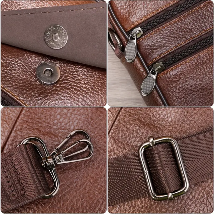 Jasper | Leather Courier Shoulder Bag for Men (BUY 1 GET 1 FREE)