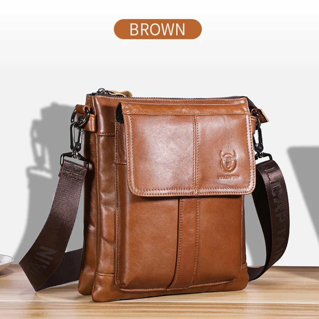 Colton | Slim Leather Crossbody with Flap Pocket Design (BUY 1 GET 1 FREE)