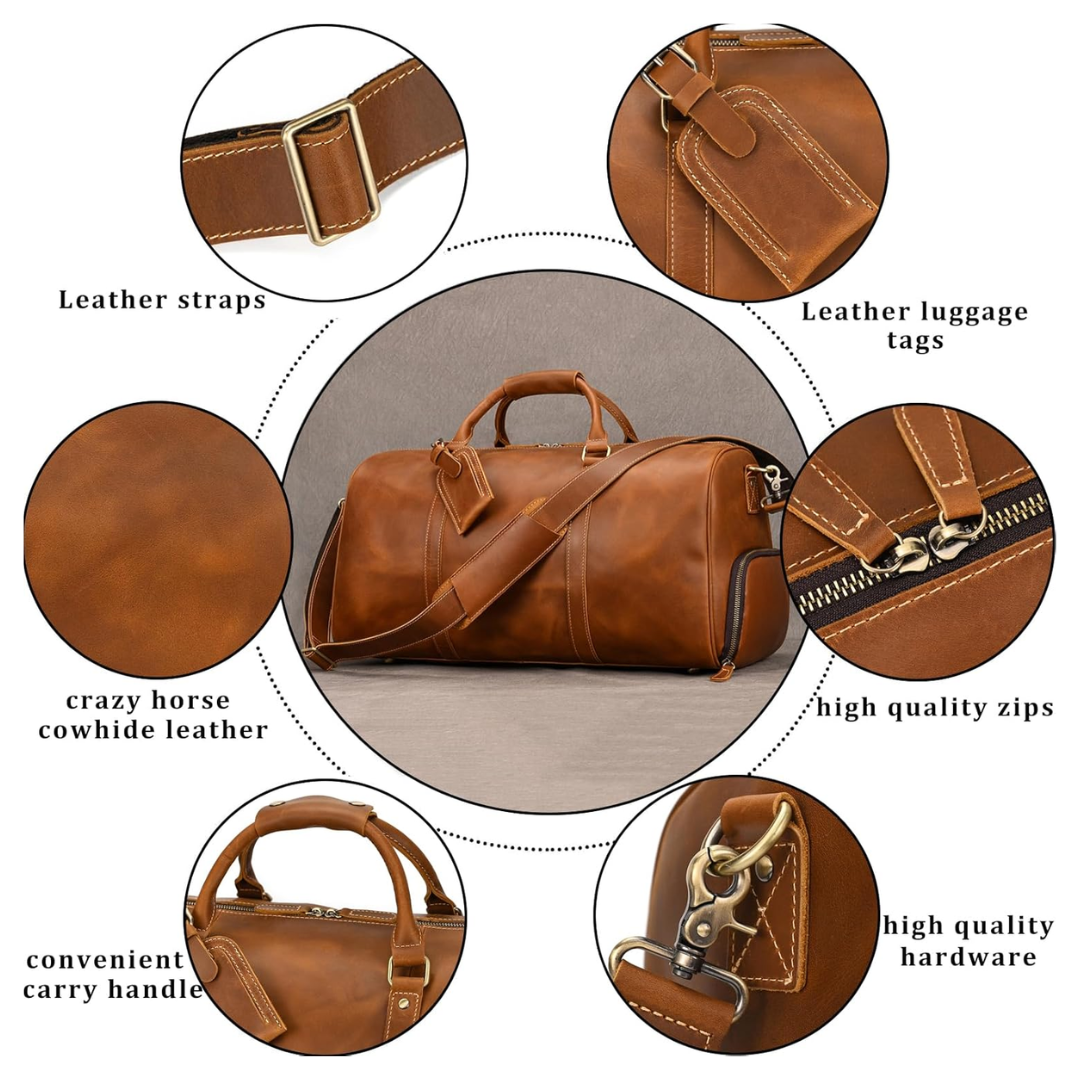 Easton | Full-Grain Leather Duffel