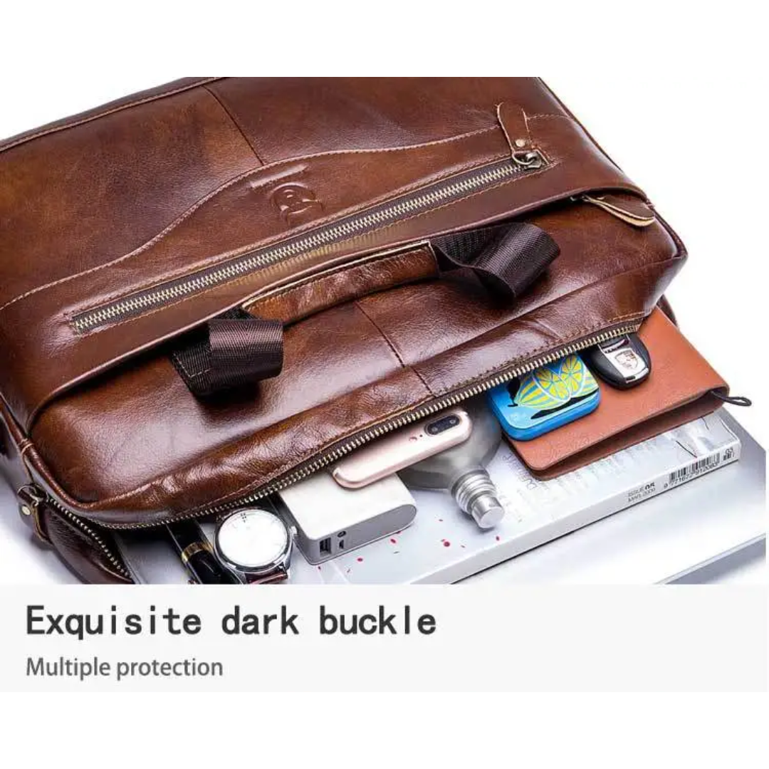 Mason | Professional Leather Laptop Bag