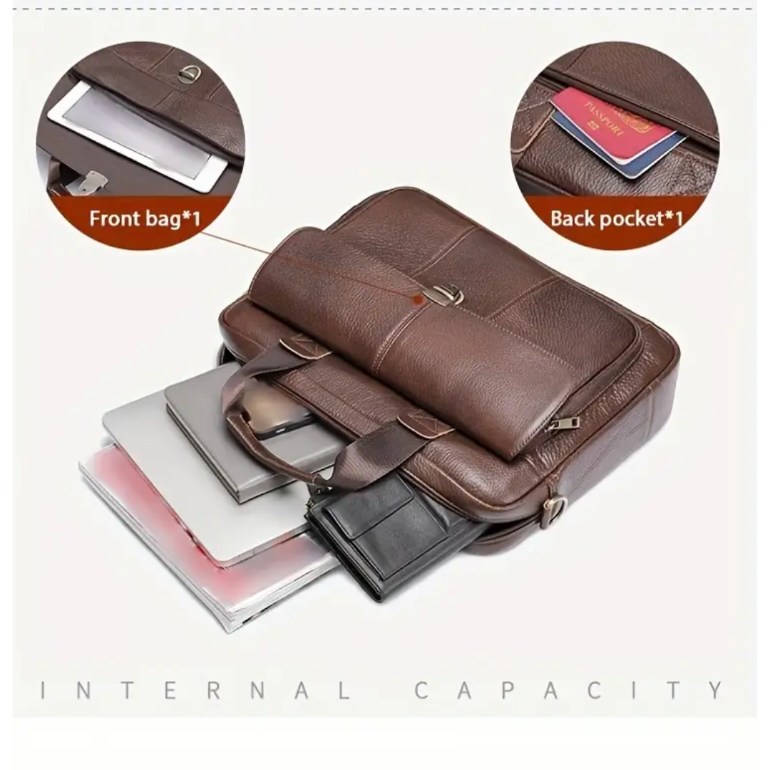 Wyatt | Heritage Leather Briefcase