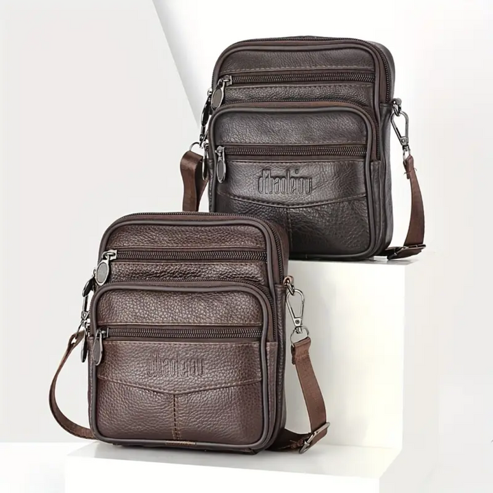 Brian | Textured Crossbody with Triple-Zip Utility (BUY 1 GET 1 FREE)