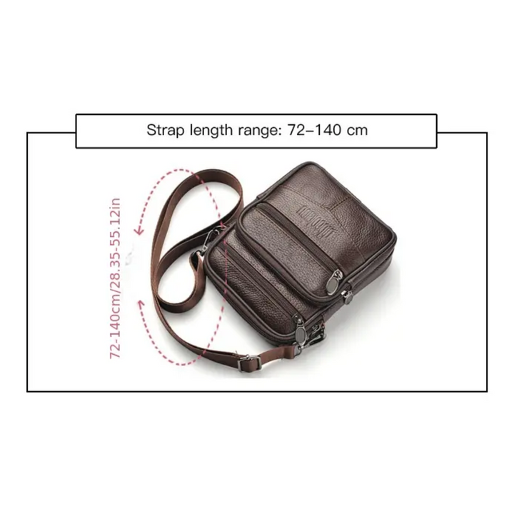 Brian | Textured Crossbody with Triple-Zip Utility (BUY 1 GET 1 FREE)