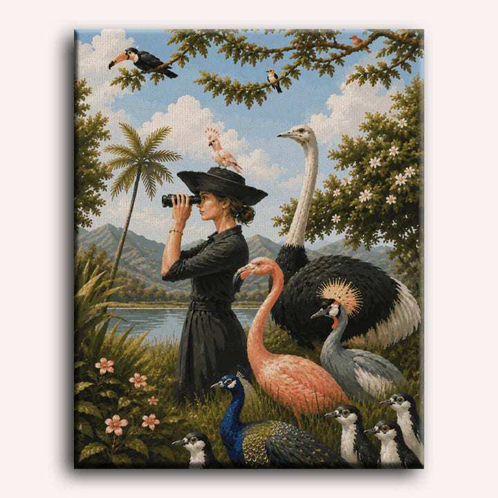 Malen nach Zahlen - Wilde Vögel