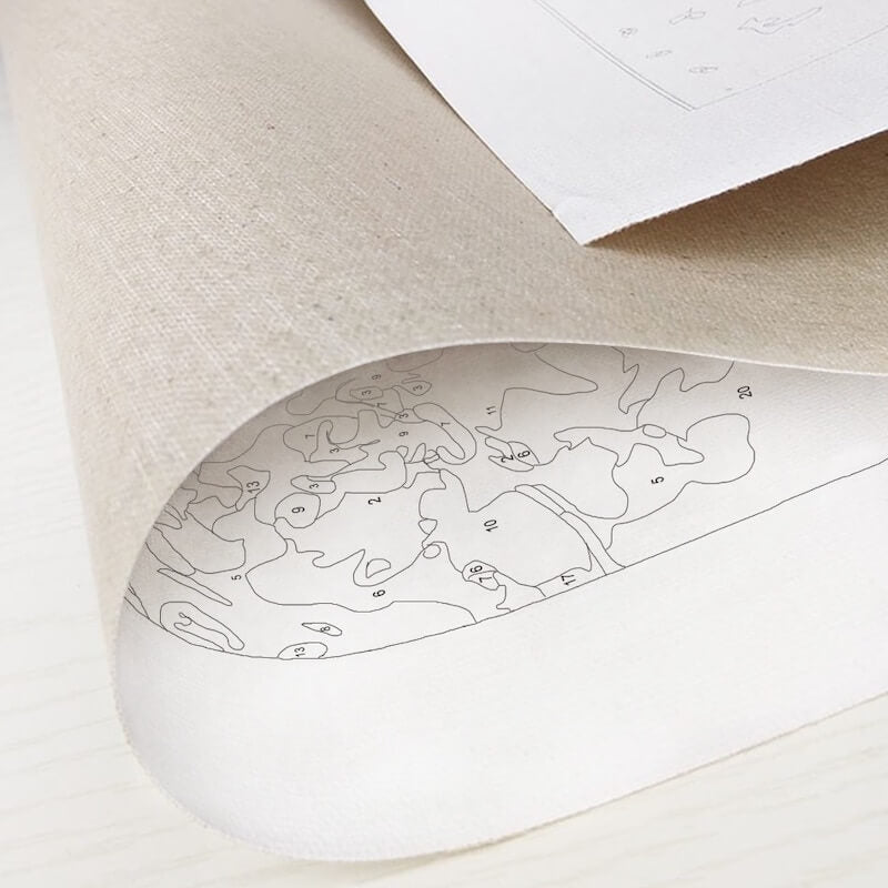 Malen nach Zahlen - Herbsteinfahrt
