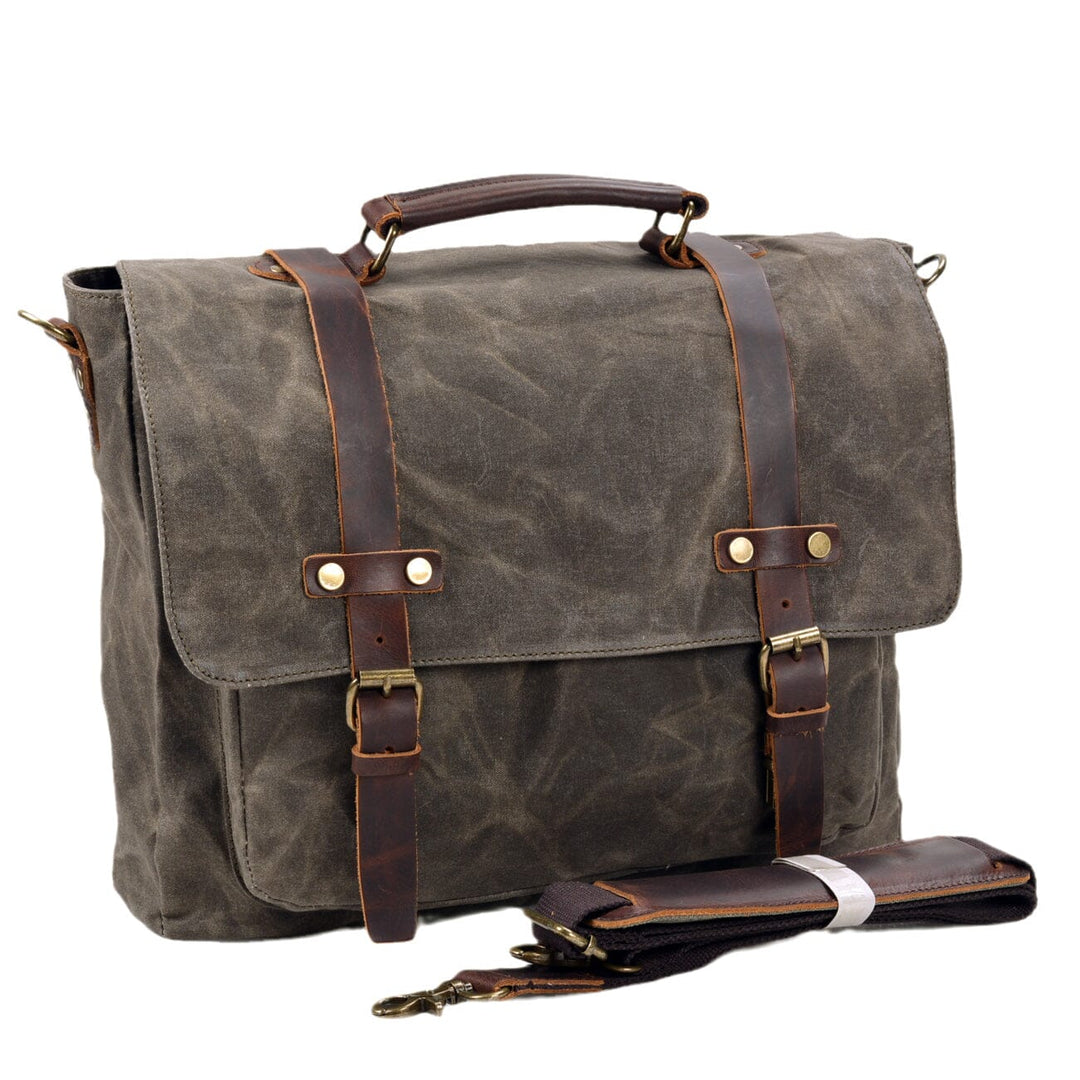Bruges | Canvas And Leather Clutch Bag (BUY 1 GET 1 FREE)
