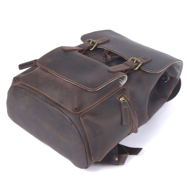 Flam | Leather Backpack with Drawstring (BUY 1 GET 1 FREE)