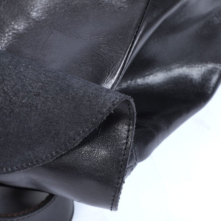 Bodo | Small Black Leather Backpack (BUY 1 GET 1 FREE)