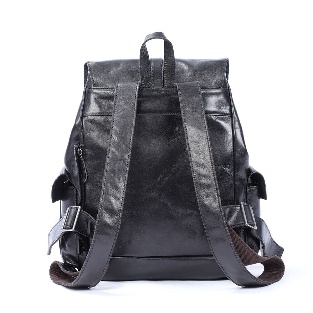 Bodo | Small Black Leather Backpack (BUY 1 GET 1 FREE)