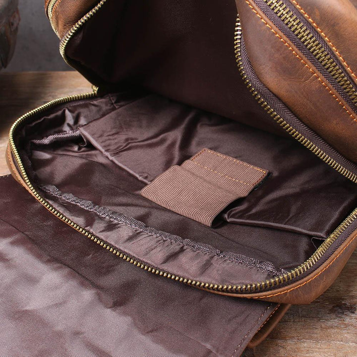 Biefeld | Brown Leather Backpack (BUY 1 GET 1 FREE)