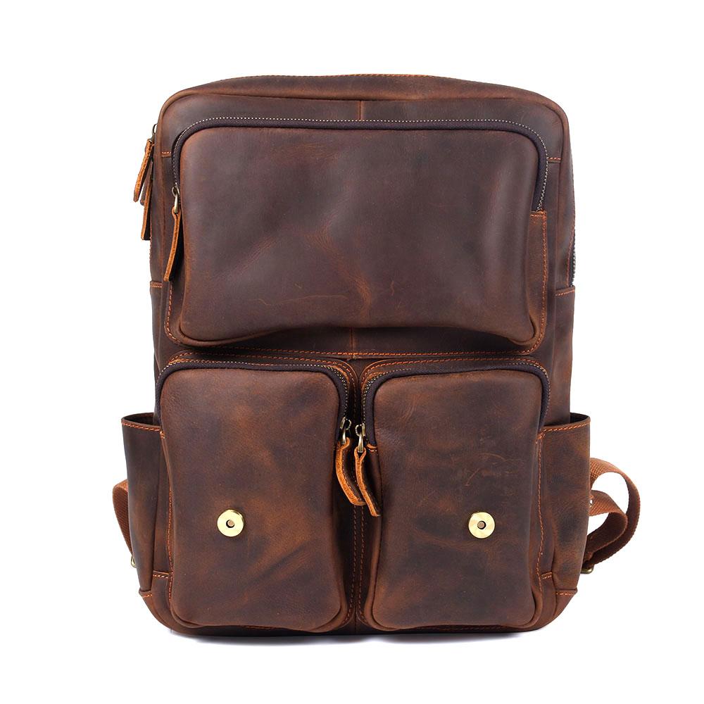 Biefeld | Brown Leather Backpack