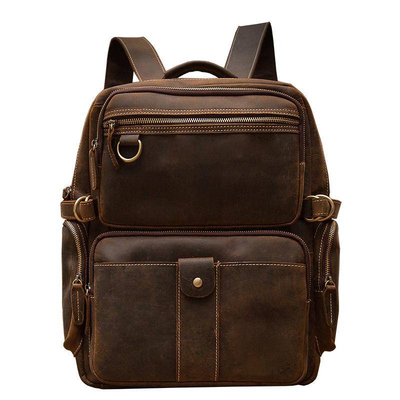 Basel | Brown Leather Backpack (BUY 1 GET 1 FREE)