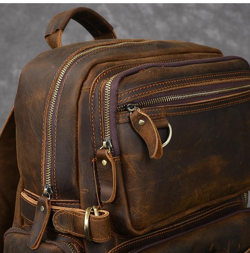 Basel | Brown Leather Backpack (BUY 1 GET 1 FREE)