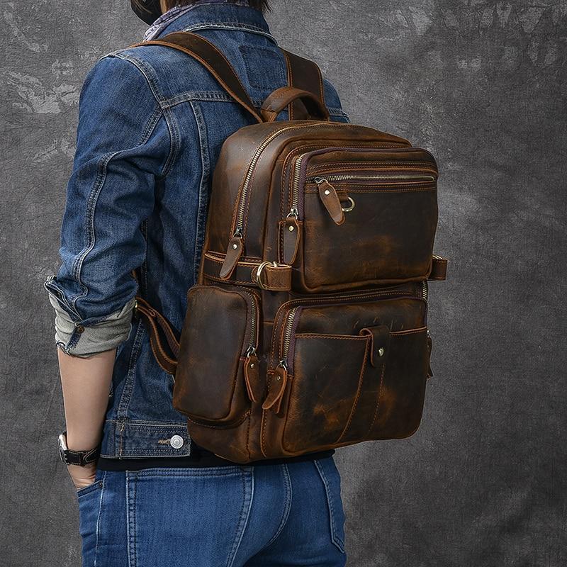 Basel | Brown Leather Backpack (BUY 1 GET 1 FREE)