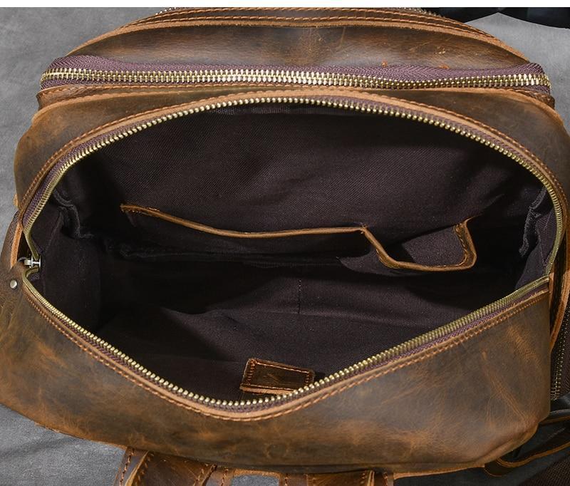 Basel | Brown Leather Backpack