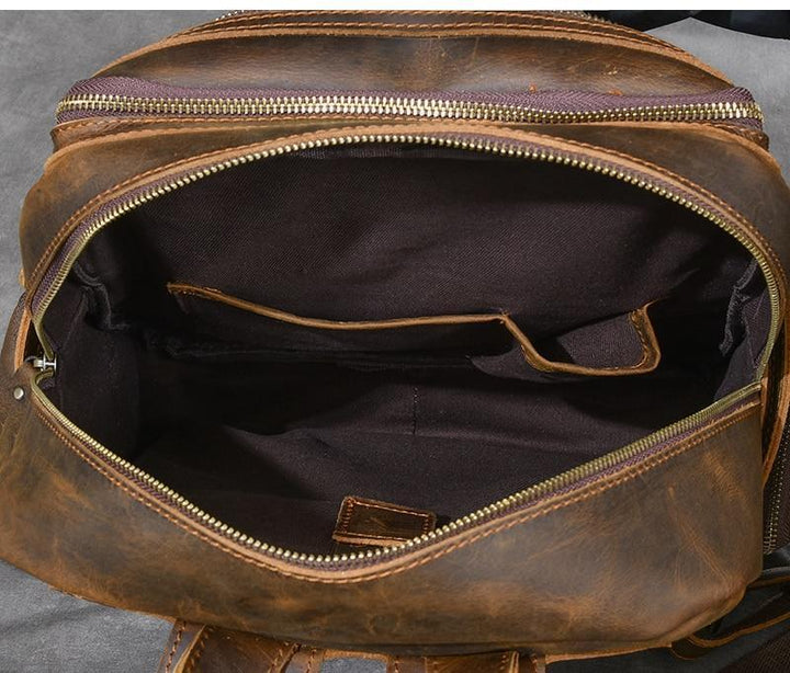 Basel | Brown Leather Backpack (BUY 1 GET 1 FREE)