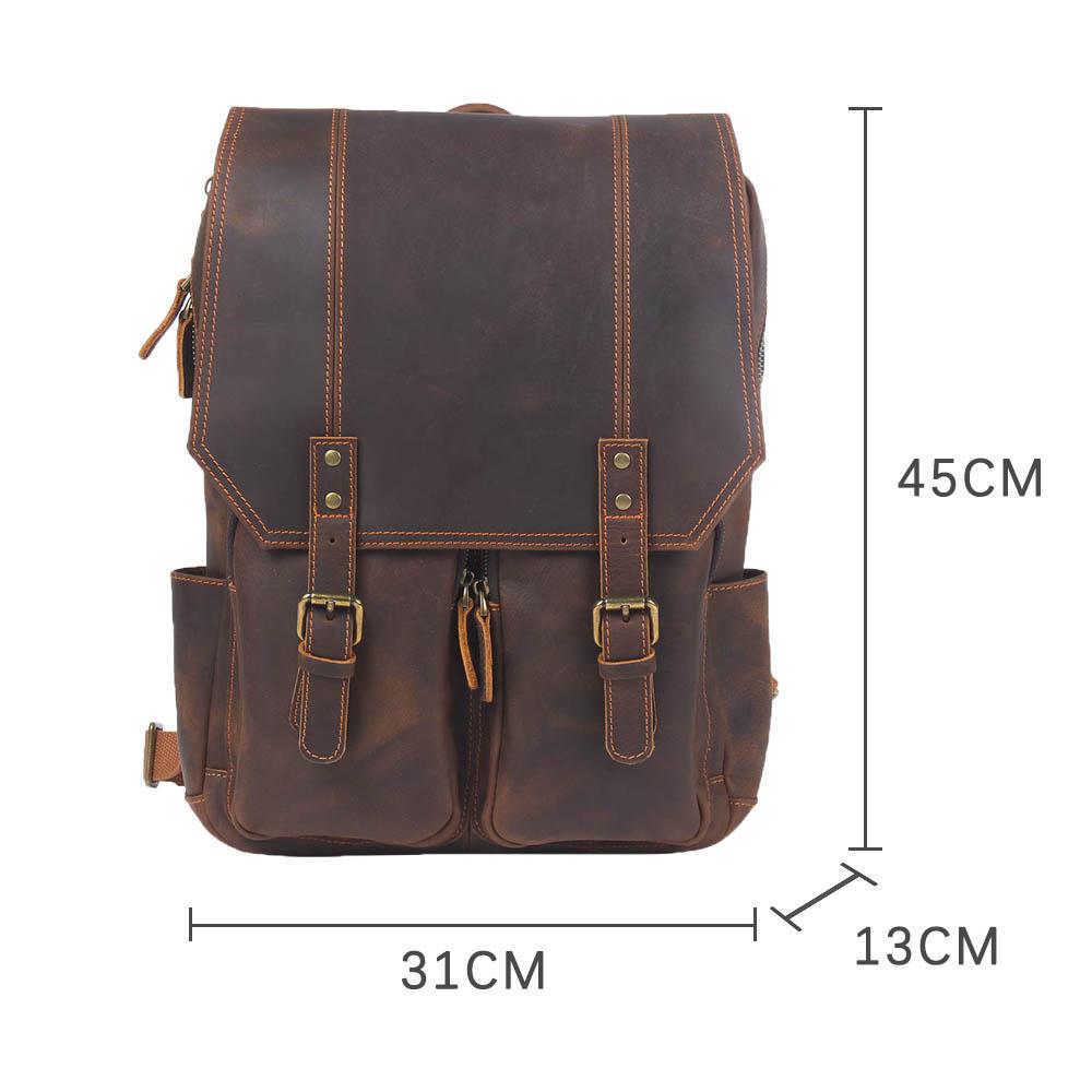 Biefeld | Brown Leather Backpack