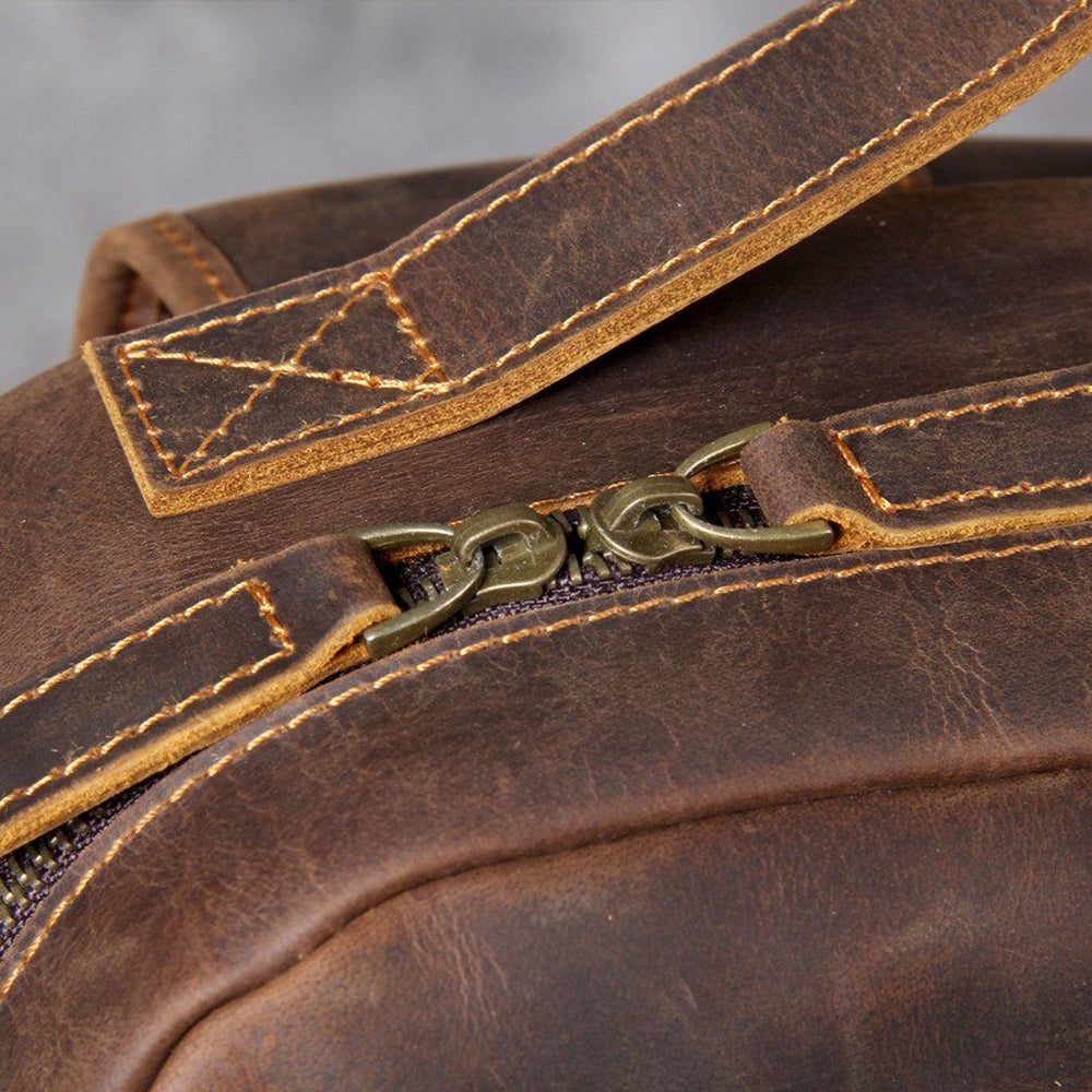 Moritz | Brown Leather Backpack