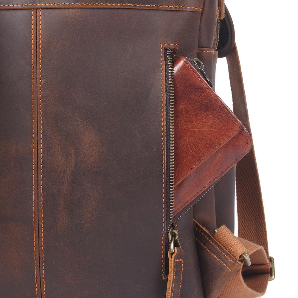Biefeld | Brown Leather Backpack