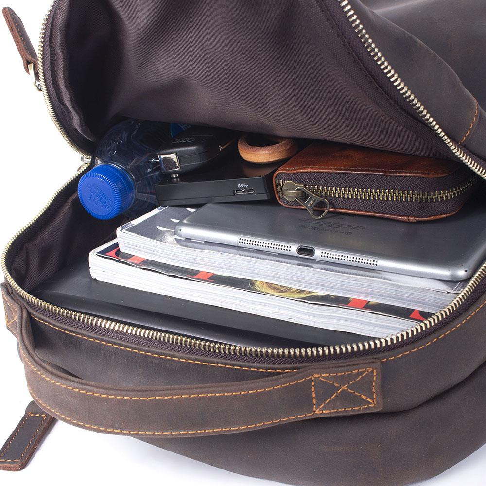 Toledo | Brown Leather Backpack