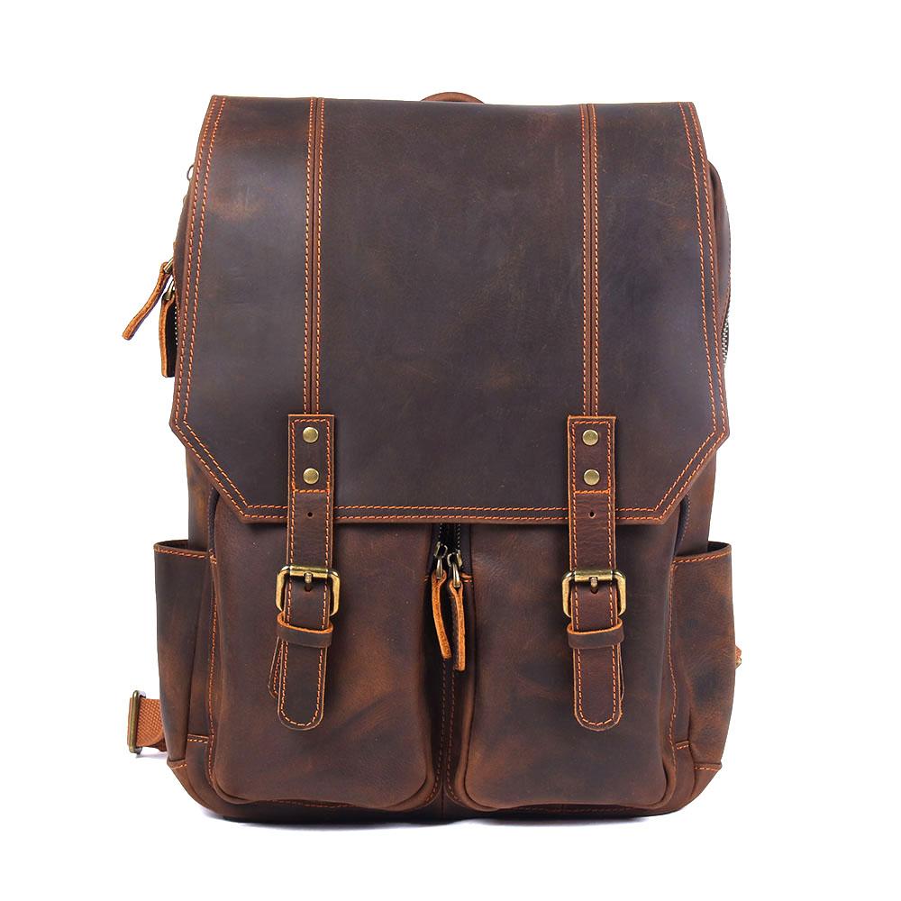 Biefeld | Brown Leather Backpack