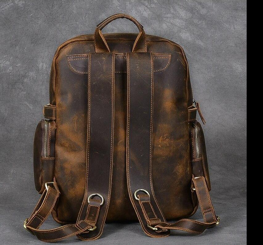 Basel | Brown Leather Backpack