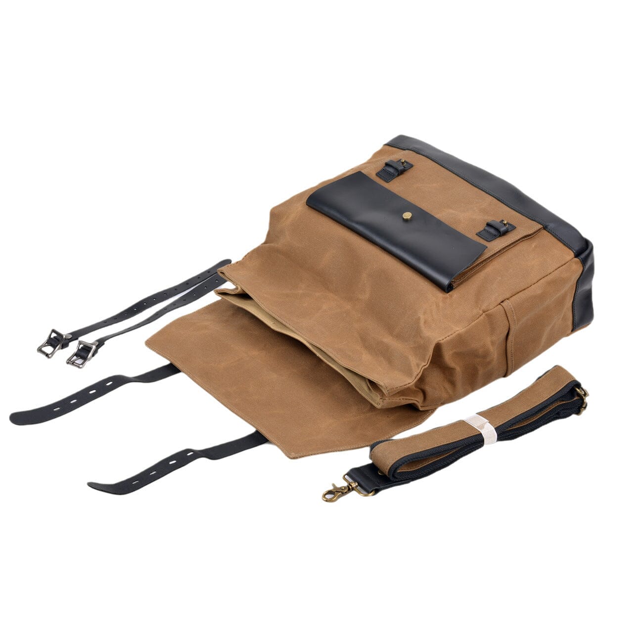Seattle | Canvas Motorcycle Saddlebag