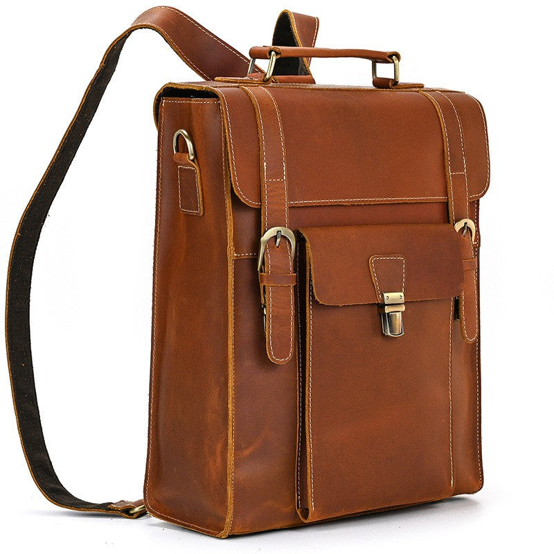 Girona | Leather Convertible Backpack