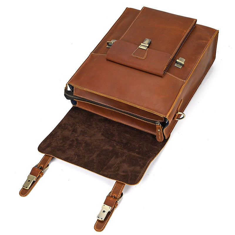 Girona | Leather Convertible Backpack