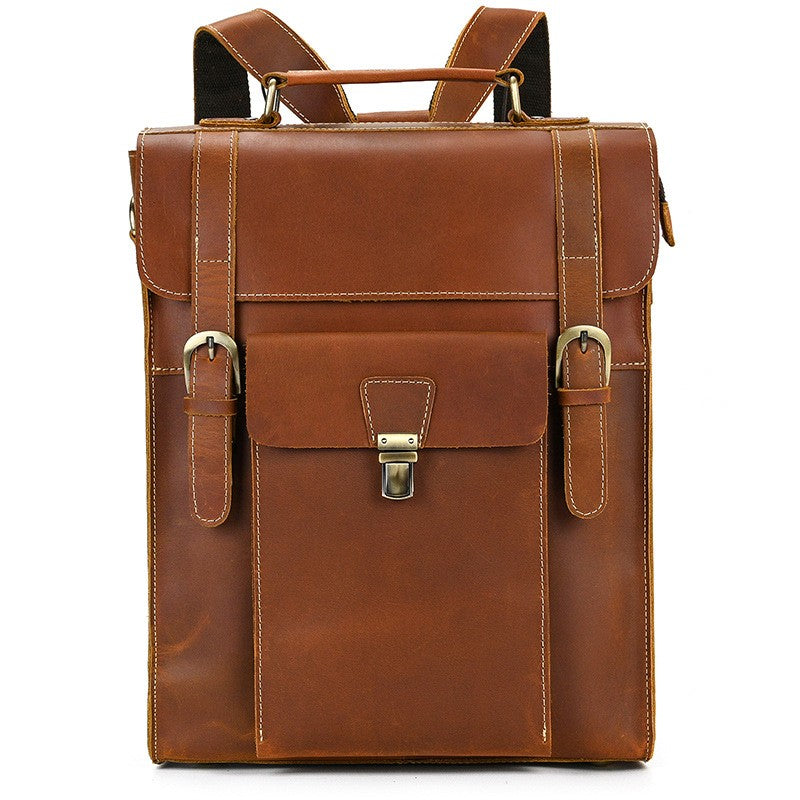 Girona | Leather Convertible Backpack