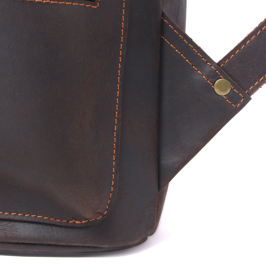 Flam | Leather Backpack with Drawstring (BUY 1 GET 1 FREE)