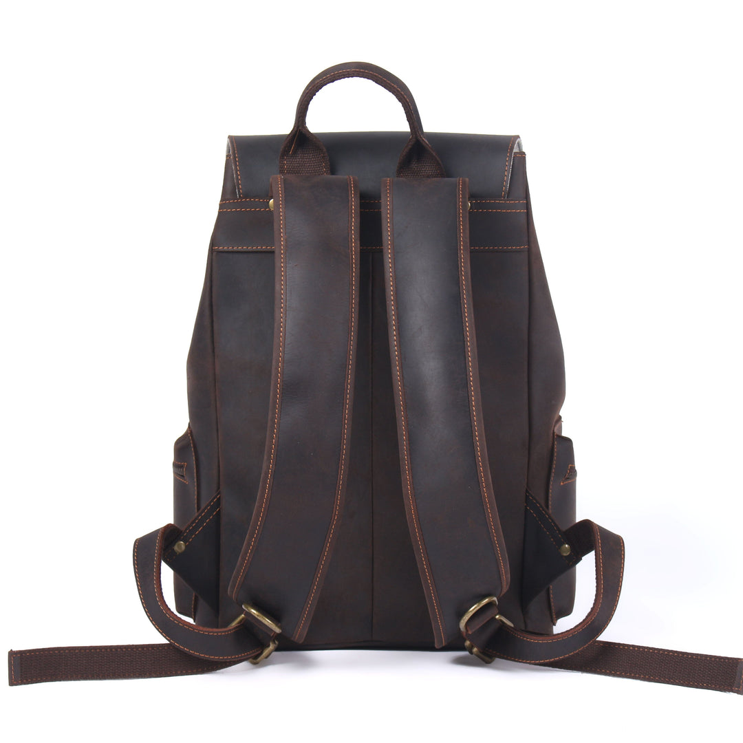 Flam | Leather Backpack with Drawstring (BUY 1 GET 1 FREE)