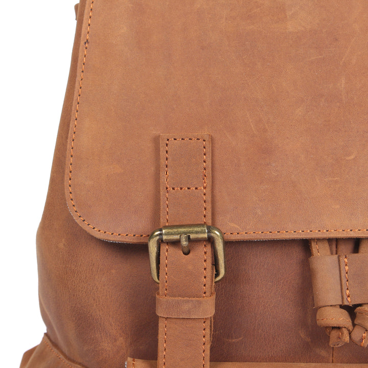 Flam | Leather Backpack with Drawstring (BUY 1 GET 1 FREE)