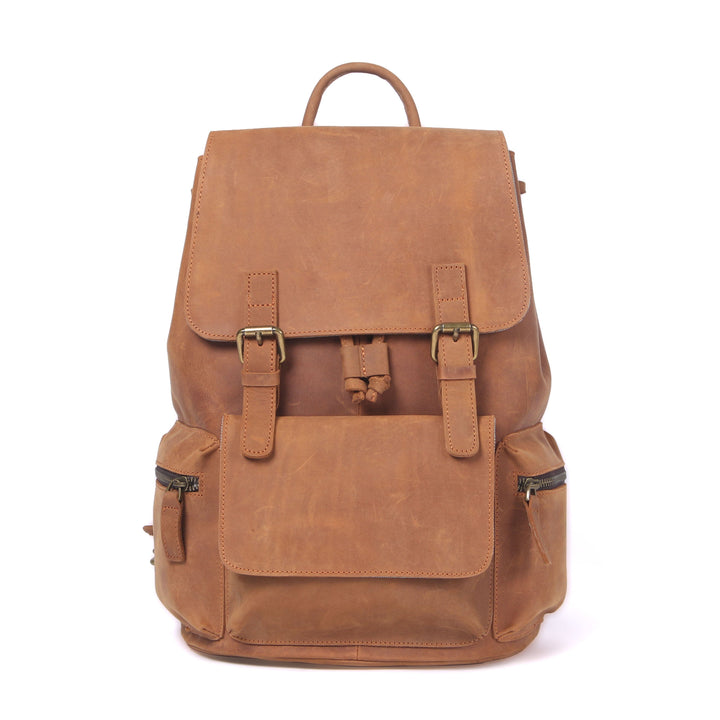 Flam | Leather Backpack with Drawstring (BUY 1 GET 1 FREE)