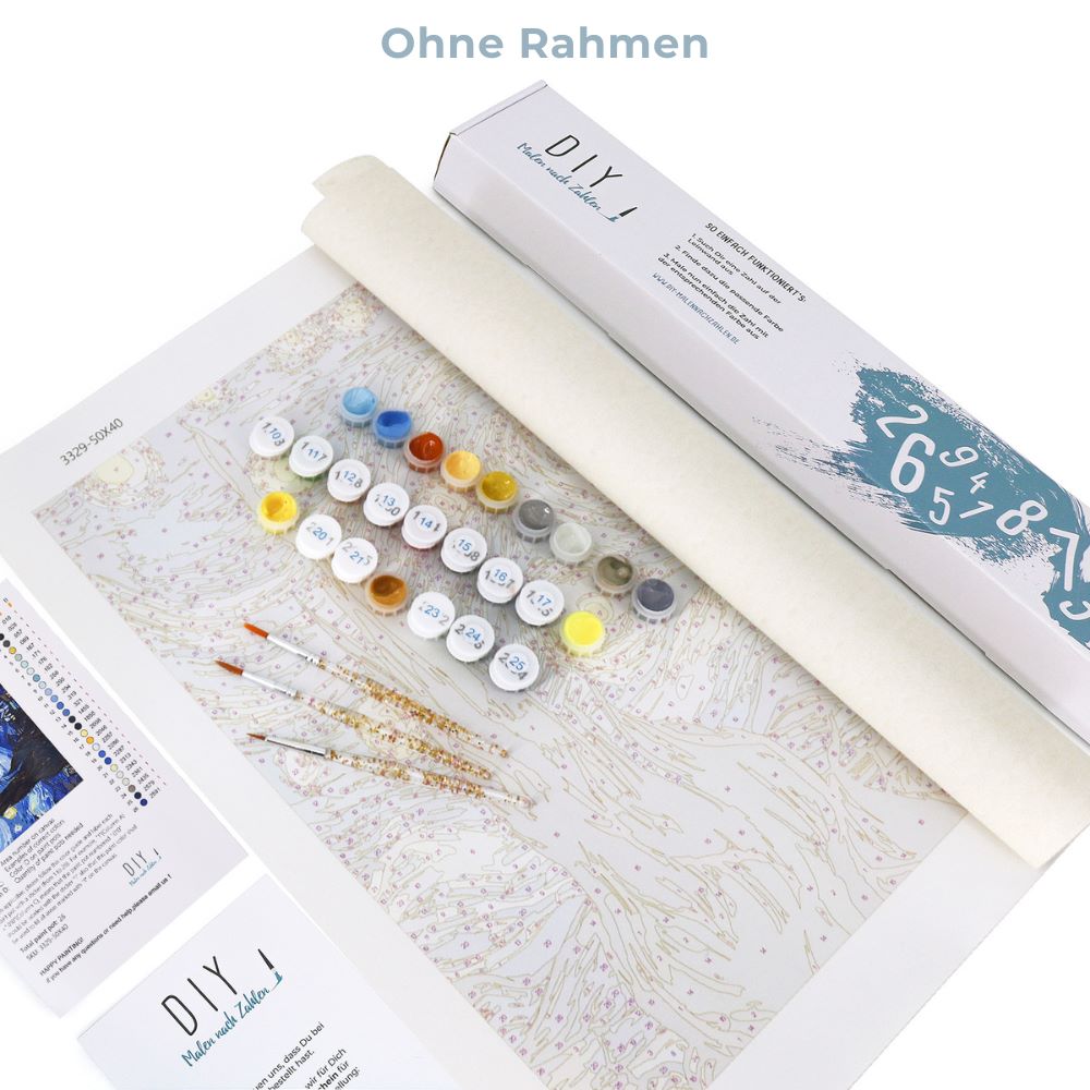Malen nach Zahlen - Kuhparade