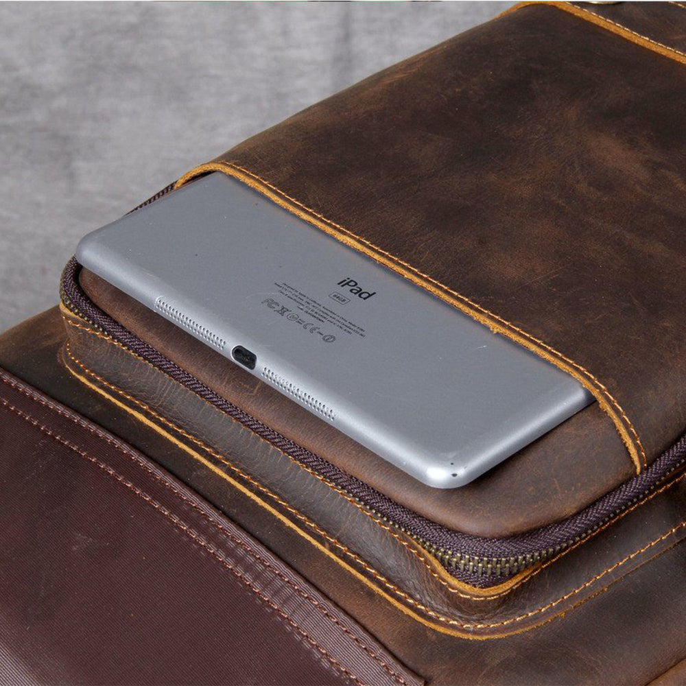 Moritz | Brown Leather Backpack