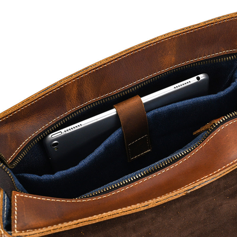 Girona | Leather Convertible Backpack